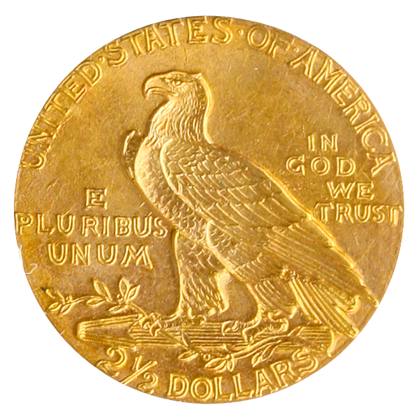 1912 $2.50 Indian PCGS MS64