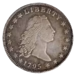 1795 Flowing Hair $1 2 Leaves PCGS XF45 CAC
