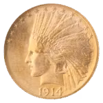 1914-D $10 Indian NGC MS65 CAC