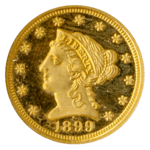 1899 $2.50 Liberty NGC PR64