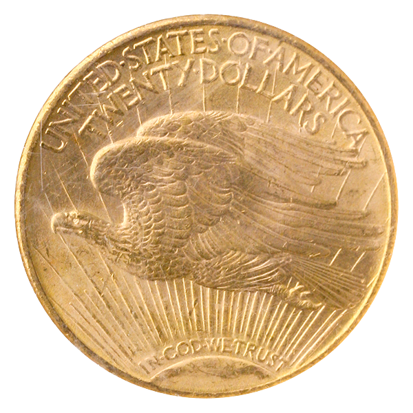 1914-S $20 Saint Gaudens NGC MS65