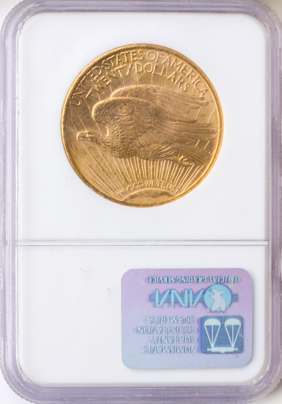 1914-S $20 Saint Gaudens NGC MS65