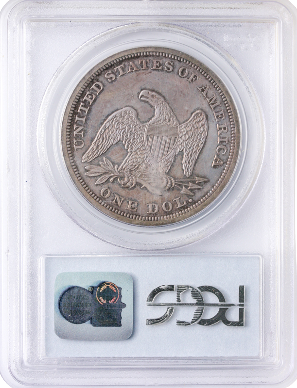 1863 Seated Liberty $1 PCGS PR64 CAC 1863 Seated Liberty $1 PCGS PR64 CAC