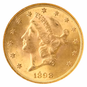 1898-S $20 Liberty NGC MS64 CAC