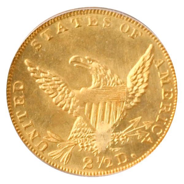1836 $2.50 Classic PCGS MS64 CAC 1836 $2.50 Classic PCGS MS64 CAC