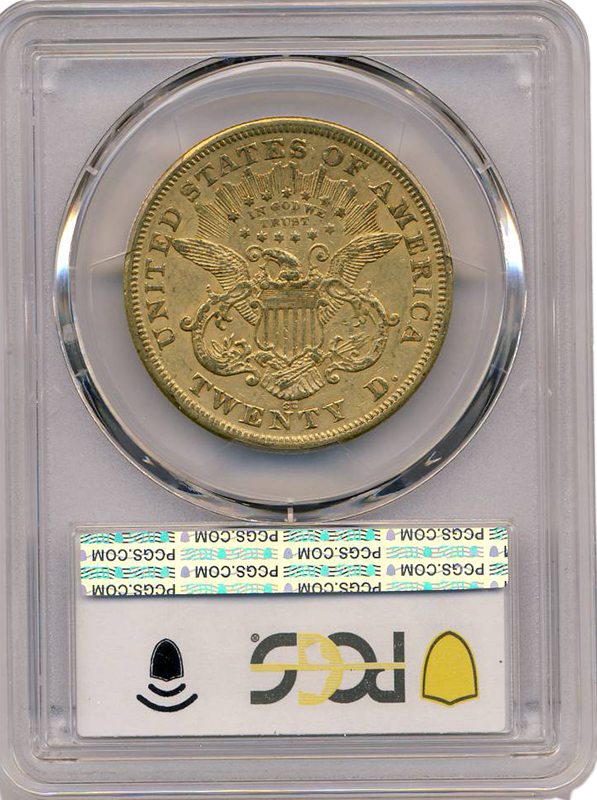 1876-CC $20 Liberty PCGS AU50 CAC 1876-CC $20 Liberty PCGS AU50 CAC