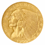 1909 $2.50 Indian NGC MS64