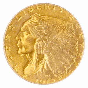 1912 $2.50 Indian PCGS MS64