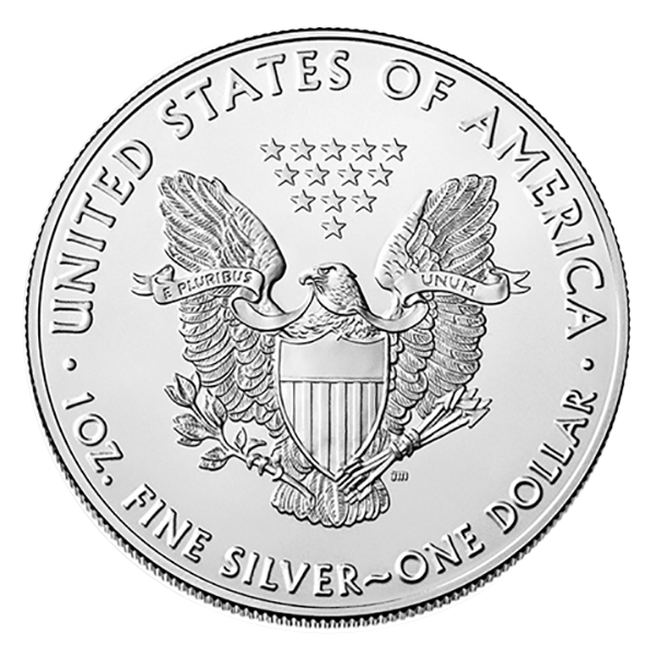 1 oz. Silver American Eagle Type 1 (Dates Vary)