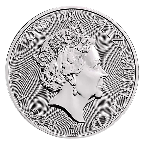 Queen's Beast-2oz Silver Coin