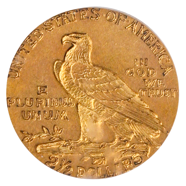 1911-D $2 1/2 Indian Gold Coin PCGS AU53 CAC