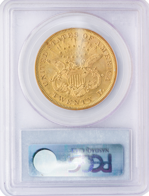 1876-CC $20 Liberty PCGS MS61 CAC