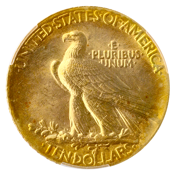 1907 $10 Indian Wire Rim CACG MS63