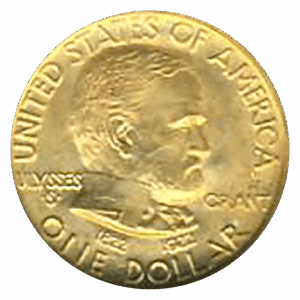 1922 Grant $1 Gold Commemorative With Star NGC MS67 CAC
