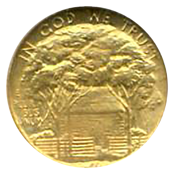 1922 Grant $1 Gold Commemorative With Star NGC MS67 CAC 1922 Grant $1 Gold Commemorative With Star NGC MS67 CAC