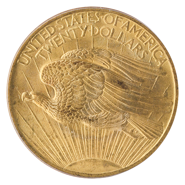 1907 No Motto $20 Saint Gaudens PCGS MS64 1907 No Motto $20 Saint Gaudens PCGS MS64