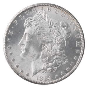 1884-CC Morgan $1 CACG MS64 CAC