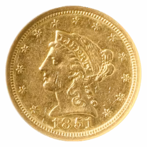1851-O $2.50 Liberty NGC XF40