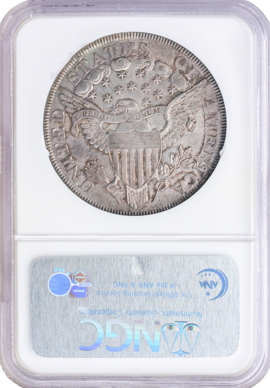 1799/8 Draped Bust $1 Large Eagle 13-Stars NGC MS62