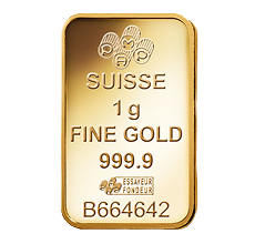1 gram Gold Bars