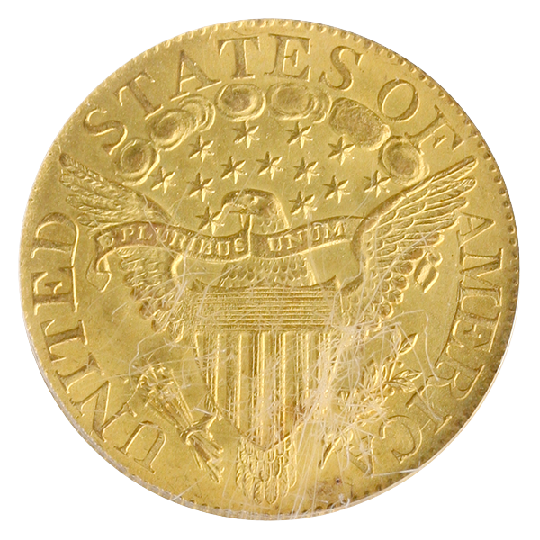 1806 $5 Draped Bust Round 6 PCGS MS64 CAC