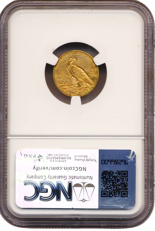 1911-D $2.50 Indian NGC MS64 CAC + 1911-D $2.50 Indian NGC MS64 CAC +