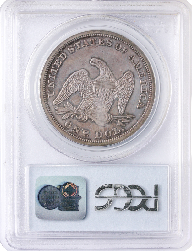 1863 Seated Liberty $1 PCGS PR64 CAC 1863 Seated Liberty $1 PCGS PR64 CAC