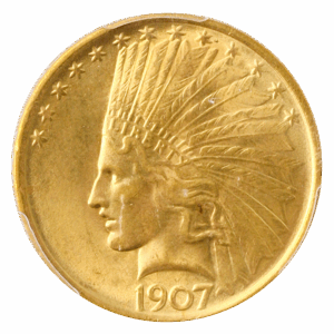 1907 $10 Indian PCGS MS65 CAC