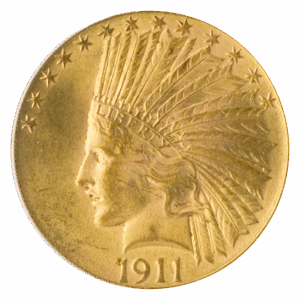 1911 $10 Indian PCGS MS64 CAC