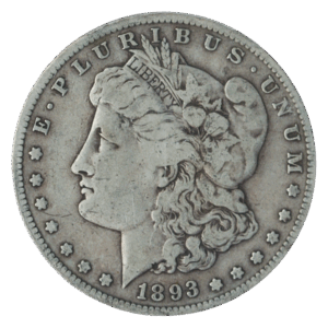 1893-S Morgan $1 PCGS F12 CAC