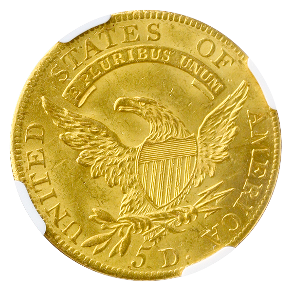 1807 $5 Capped Bust NGC MS63 CAC 1807 $5 Capped Bust NGC MS63 CAC