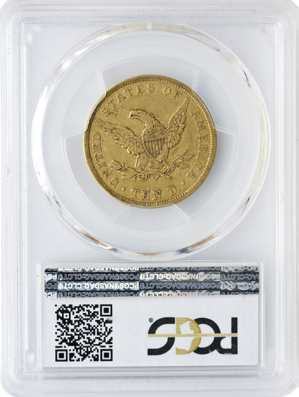 1839 $10 Liberty Type 1840 PCGS VF35 CAC