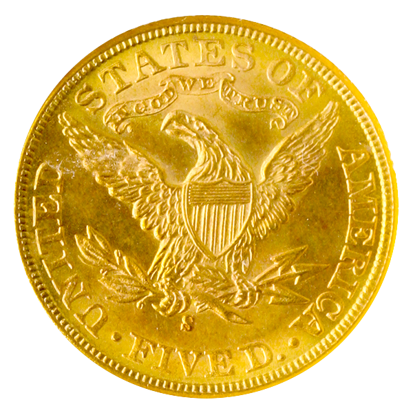 1899-S $5 Liberty NGC MS65 CAC 1899-S $5 Liberty NGC MS65 CAC