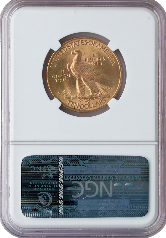 1911 $10 Indian NGC MS65 CAC 1911 $10 Indian NGC MS65 CAC