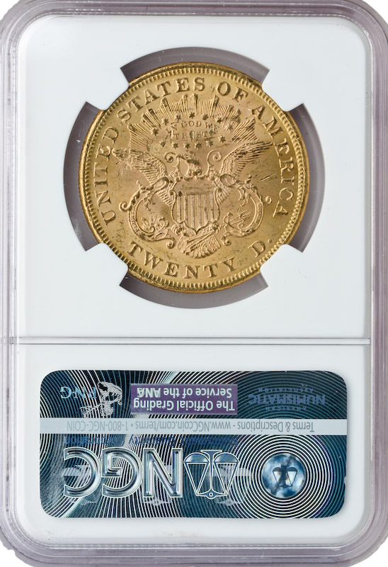 1873 $20 Liberty Open 3 NGC MS63 CAC 1873 $20 Liberty Open 3 NGC MS63 CAC