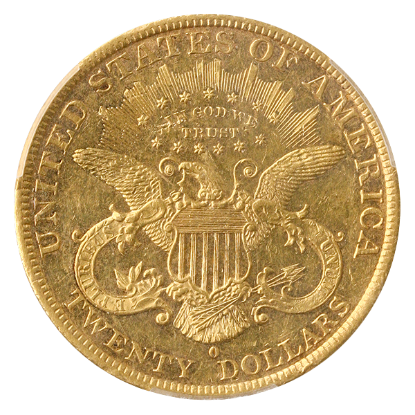 1879-O $20 Liberty PCGS AU58 1879-O $20 Liberty PCGS AU58