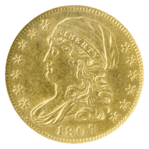 1807 $5 Capped Bust NGC MS61