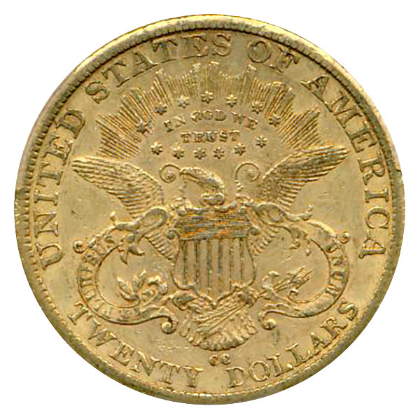 1882-CC $20 Liberty PCGS AU50 CAC 1882-CC $20 Liberty PCGS AU50 CAC