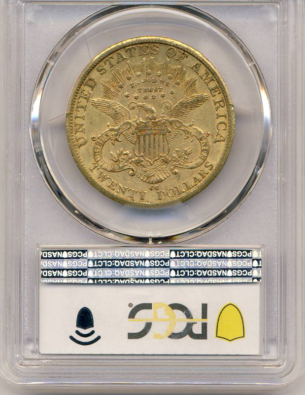1882-CC $20 Liberty PCGS AU50 CAC 1882-CC $20 Liberty PCGS AU50 CAC