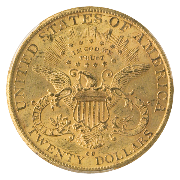 1890-CC $20 Liberty PCGS MS60 CAC 1890-CC $20 Liberty PCGS MS60 CAC