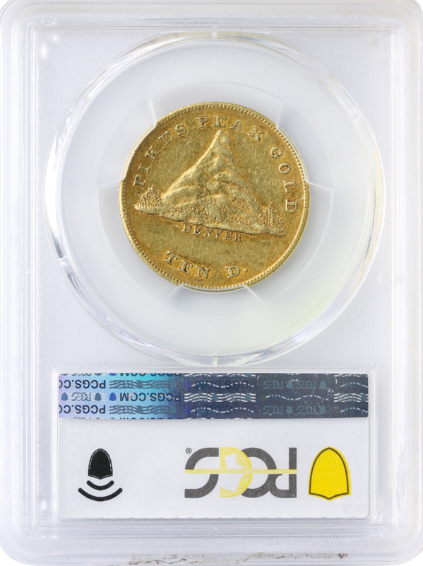 1860 $10 Clark Gruber & Co. PCGS AU53 CAC