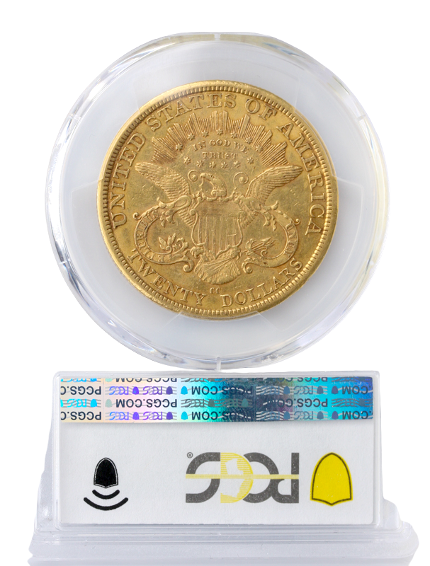 1877-CC $20 Liberty PCGS XF45