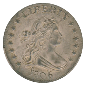 1806 Draped Bust Quarter CACG MS63