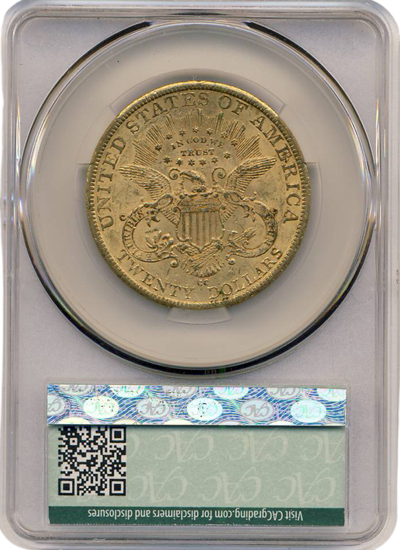1883-CC $20 Liberty CACG MS60