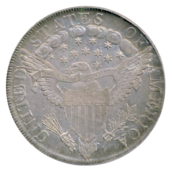 1799 Draped Bust $1 BB-161 PCGS AU50 CAC