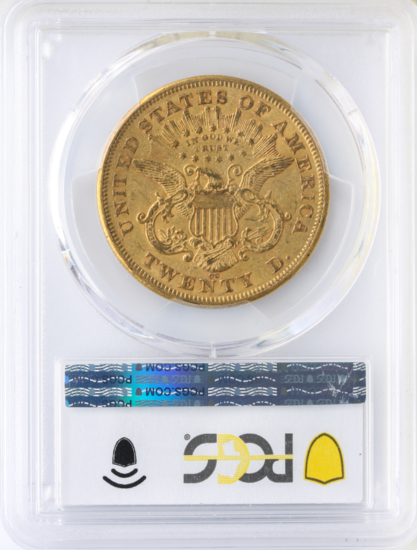 1876-CC $20 Liberty PCGS AU50 CAC 1876-CC $20 Liberty PCGS AU50 CAC