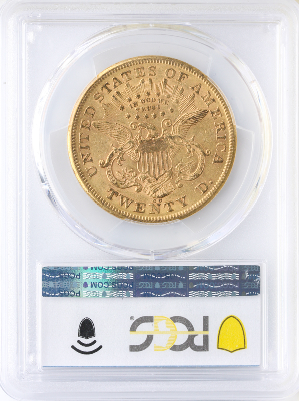 1873-CC $20 Liberty PCGS AU55 CAC 1873-CC $20 Liberty PCGS AU55 CAC