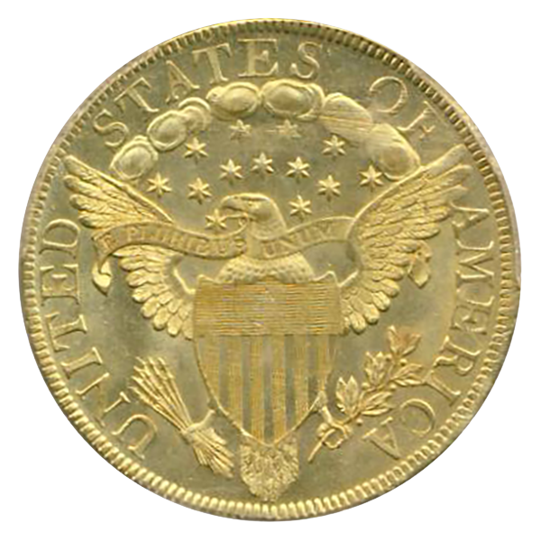 1799 $10 Draped Bust PCGS MS64 CAC