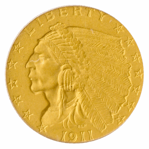 1911 $2.50 Indian PCGS PR65 CAC