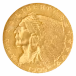 1909 $2.50 Indian NGC MS64